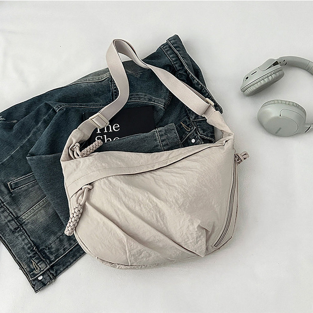 Anna-Kaci Women's Casual Canvas Hobo Shoulder Bag