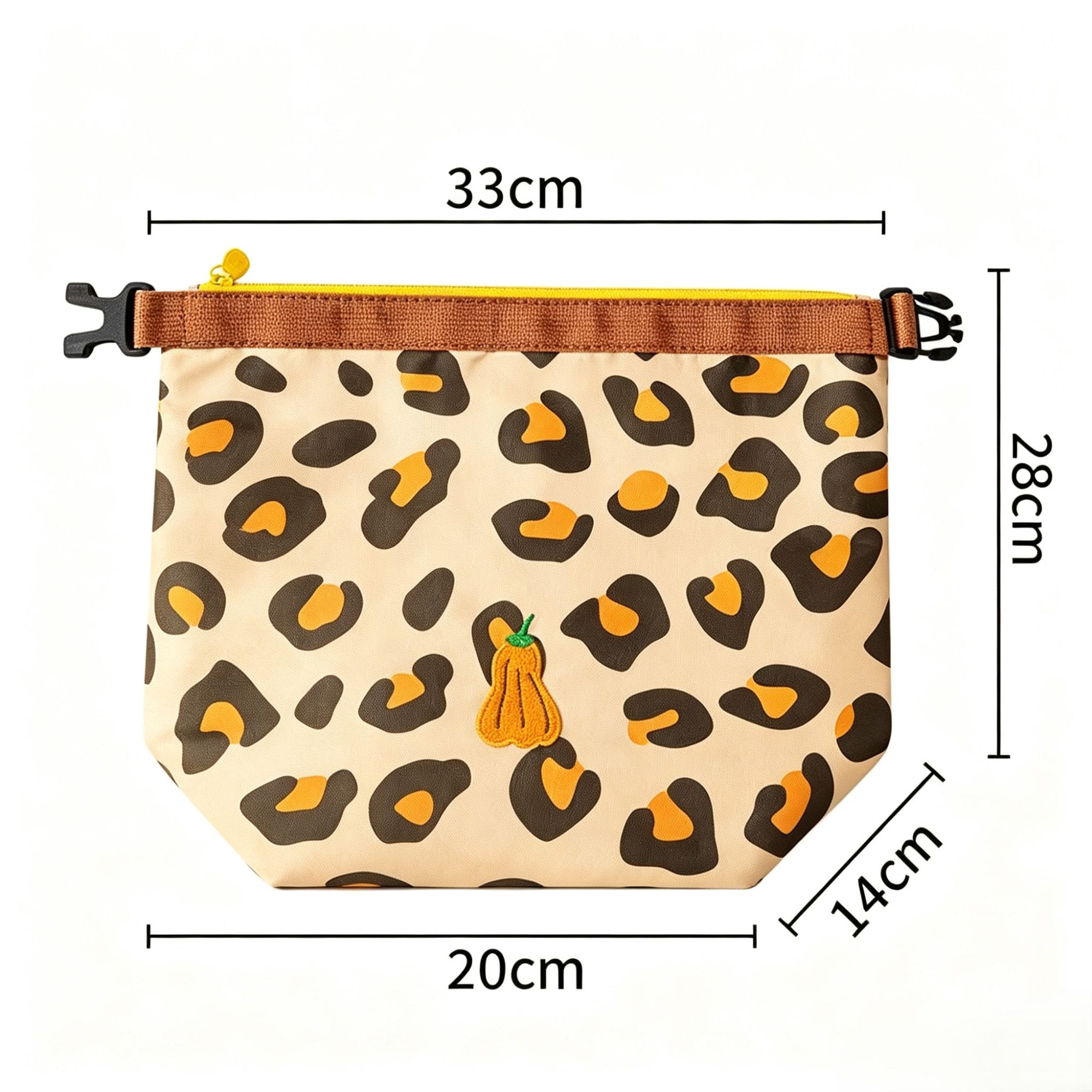 Foldable Insulated Lunch Bag Large Capacity Roll Top Lunch Tote with Buckle Closure