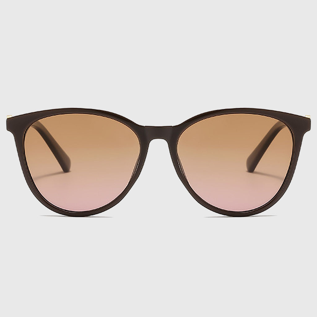 Anna-Kaci Women's Cat-Eye Sunglasses with Heart-Accent Temples