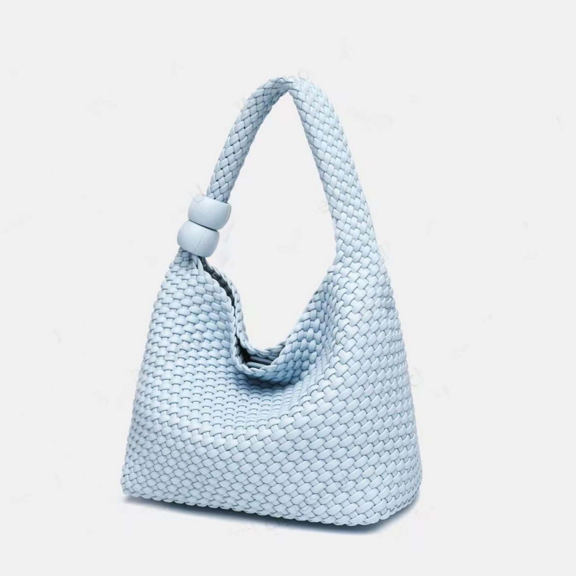 Woven Tote Bag Woven Shoulder Bag Large Capacity Underarm Hobo Handbag