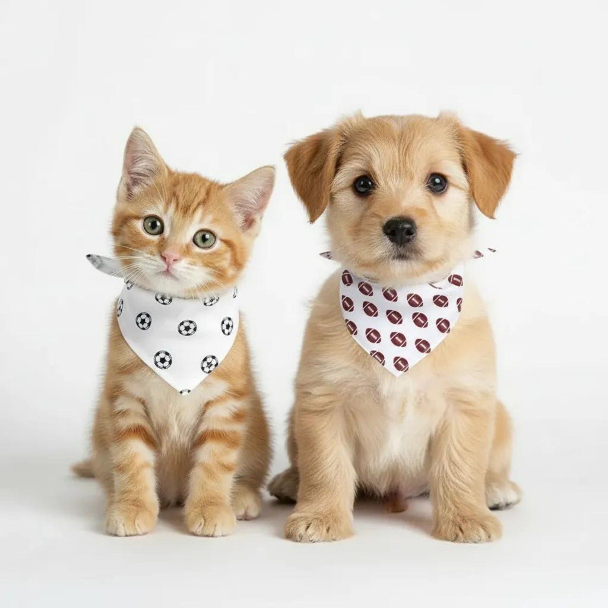 Pet Bandana Scarf Duck Pattern Decorative Neck Accessory for Dogs and Cats