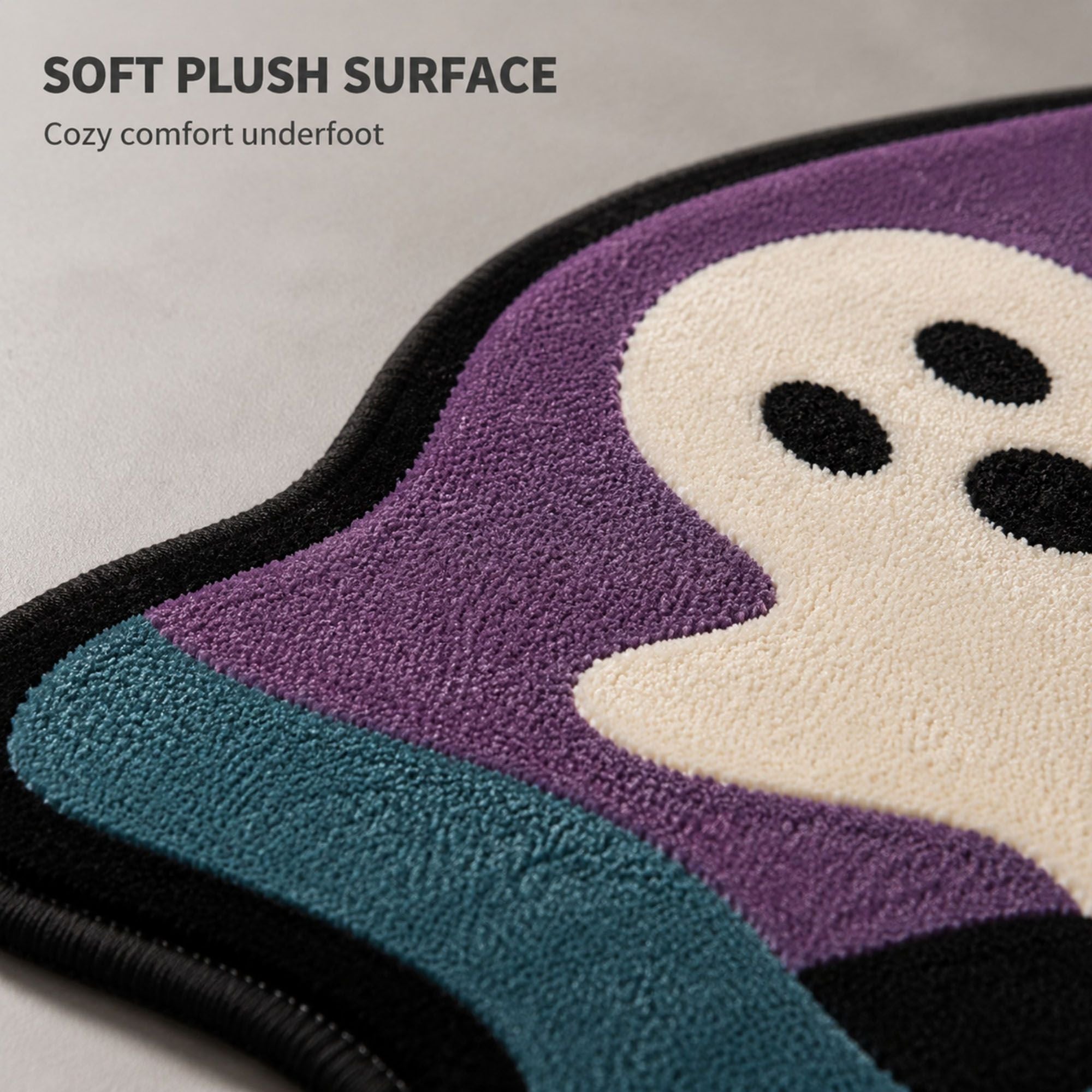 Halloween Shaped Long Accent Rug Nonslip Floor Mat 15.7 x 47.2 Inches
