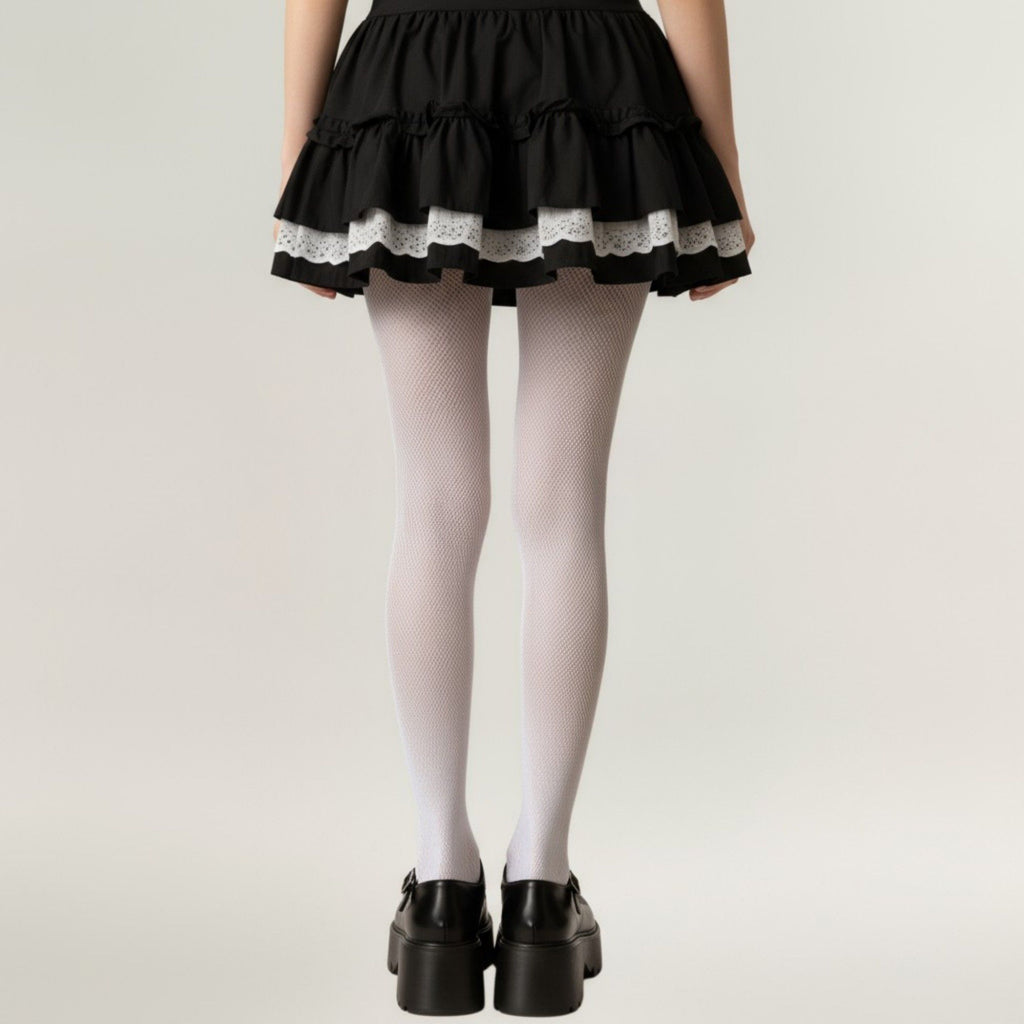 Anna-Kaci 2pcs Women's Fishnet Tights with Butterfly Lace Design