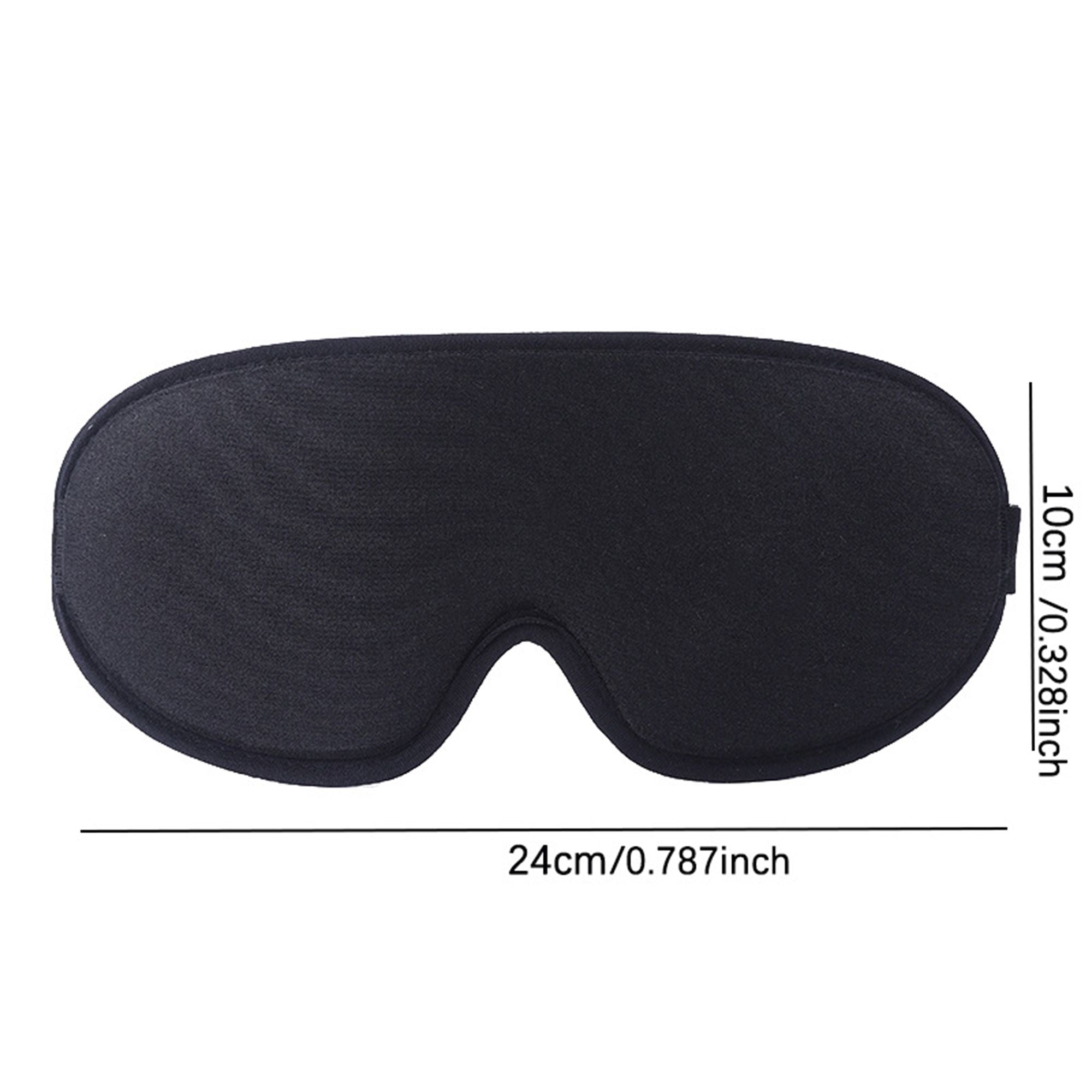 Anna-Kaci 3D Contoured Sleep Eye Mask with Integrated Nose Bridge Memory Foam Light Blocking Eye Cover