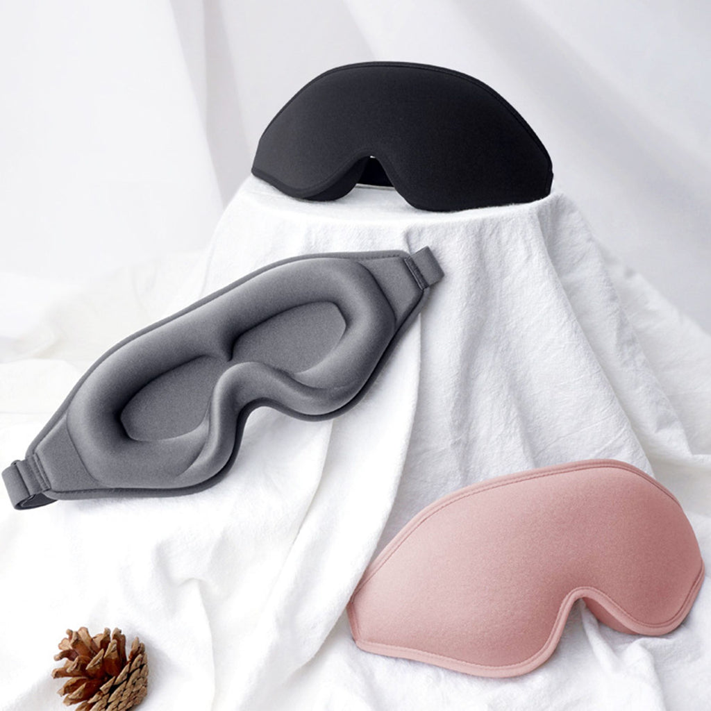 Anna-Kaci 3D Contoured Sleep Eye Mask with Memory Foam Padding Adjustable Strap and Full Light Blocking