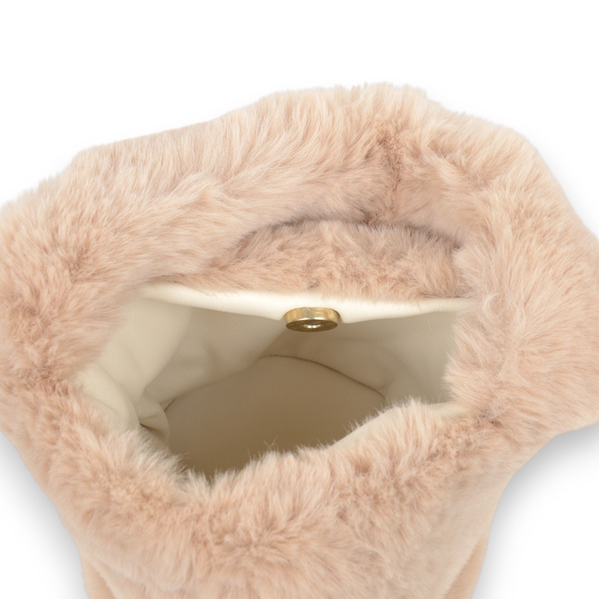 Anna-Kaci Women's Casual Soft Plush Handbag with Cozy Faux Fur Texture