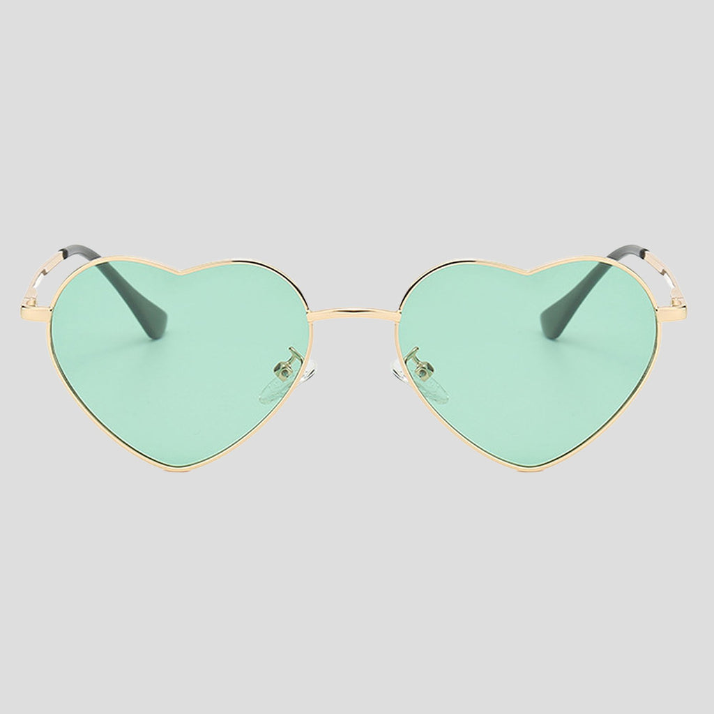 Anna-Kaci Women's Stylish Heart-Shaped Polarized Sunglasses UV400 Protection for Outdoor Activities