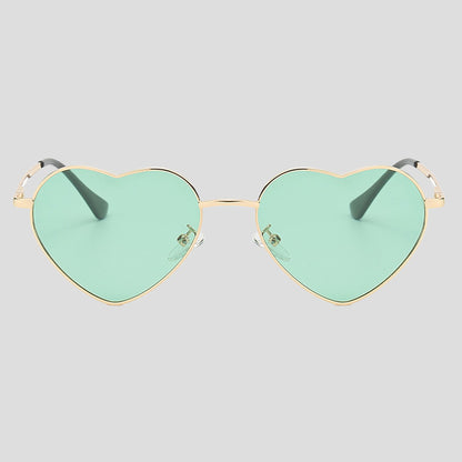 Anna-Kaci Women's Stylish Heart-Shaped Polarized Sunglasses UV400 Protection for Outdoor Activities