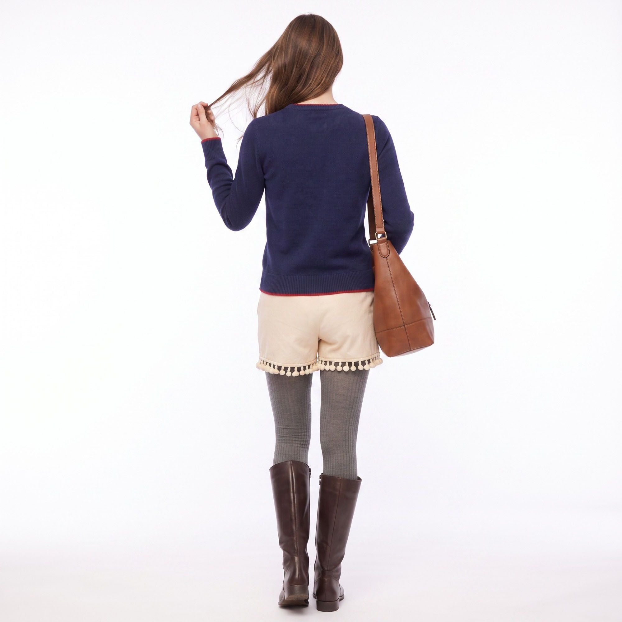 Graphic Crewneck Long Sleeve Sweater