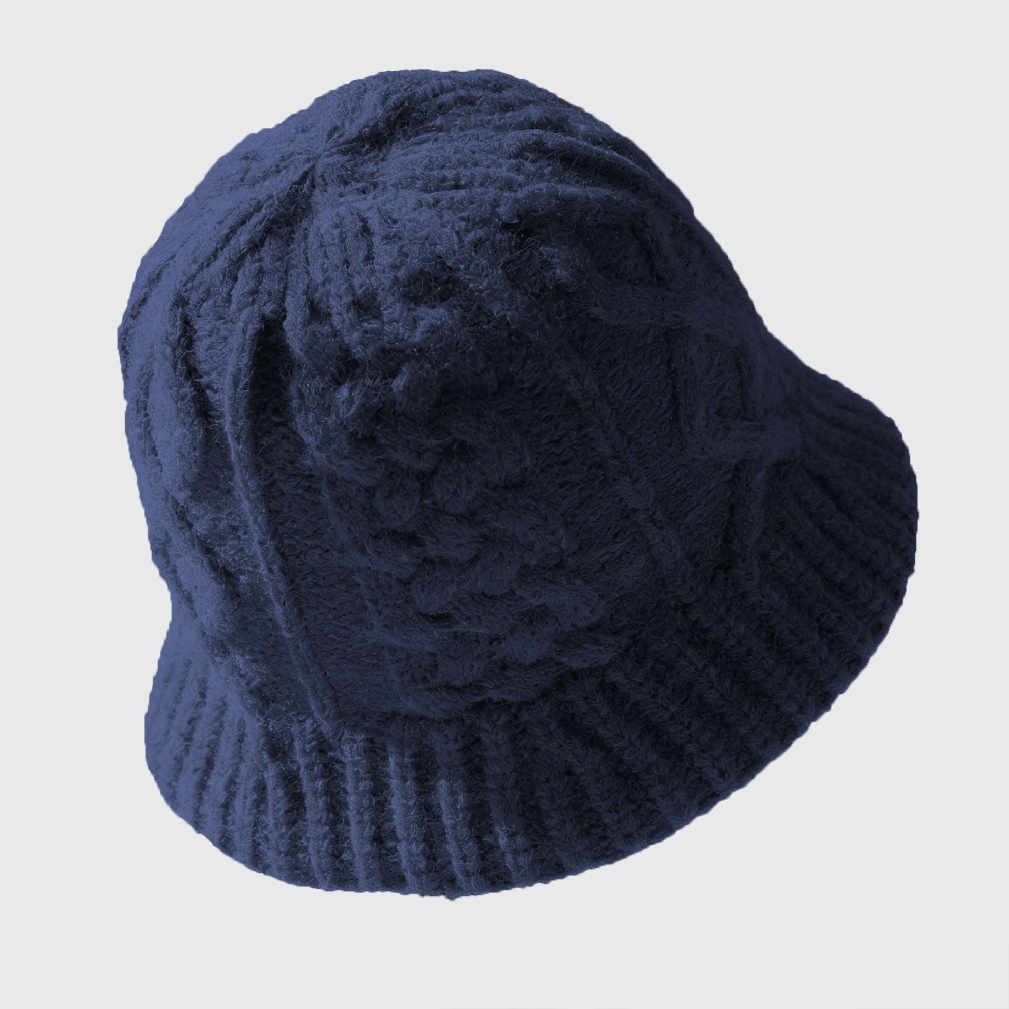 Anna-Kaci Women's Cable-Knit Bucket Hat - Soft Winter Hat for Casual Daily Wear