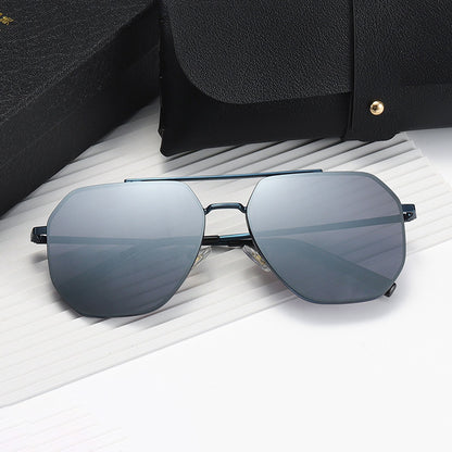 Anna-Kaci Women's Rimmed Hexagonal Polarized Aviator Sunglasses UV400 Protection