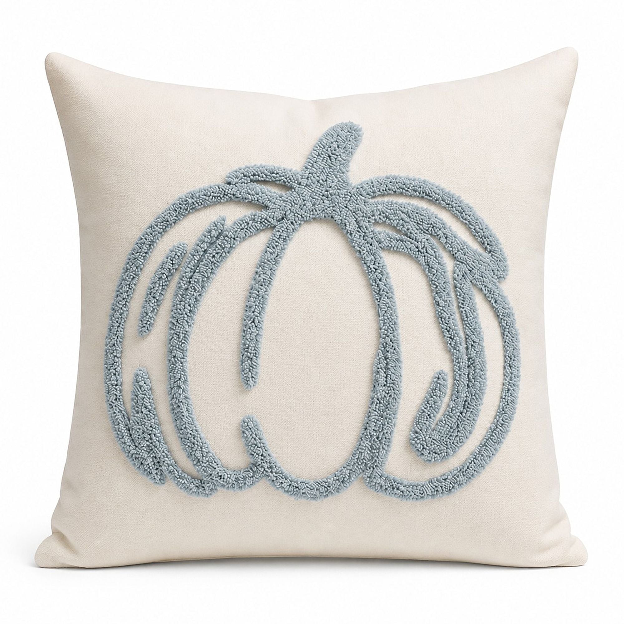 Funda de Cojín con Borlas de Calabaza para Sofá, Cama y Silla