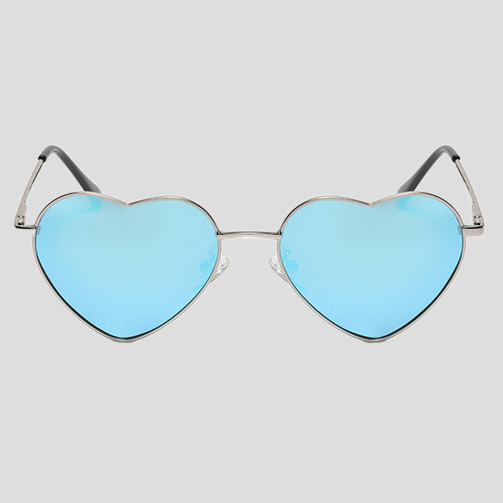 Anna-Kaci Women's Stylish Heart-Shaped Polarized Sunglasses UV400 Protection for Outdoor Activities