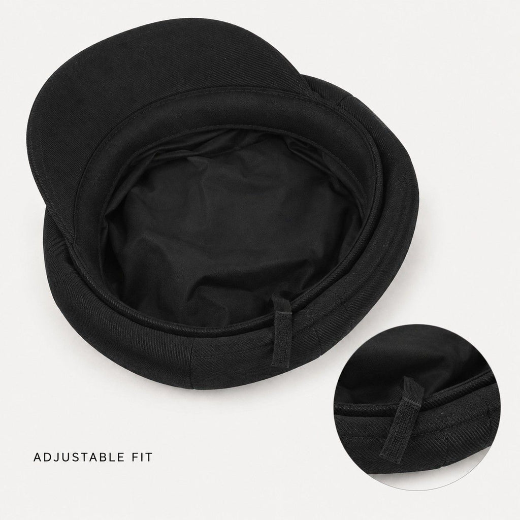 Structured Newsboy Cap Vintage Baker Boy Hat Short Brim Casual Style