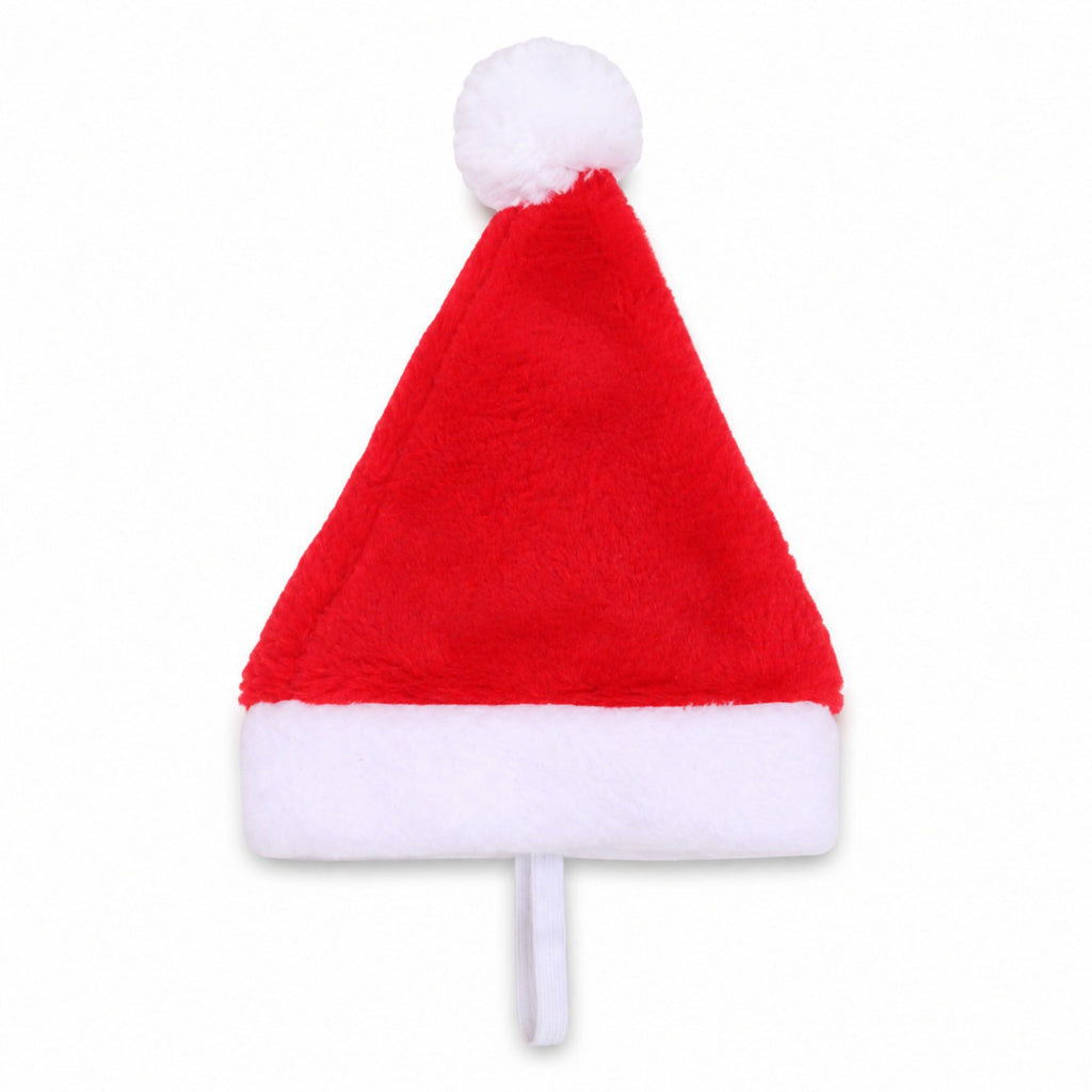 Pet Santa Hat with Elastic Chin Strap for Cats and Dogs