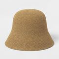 Crochet Bucket Hat with Openwork Texture and Short Brim
