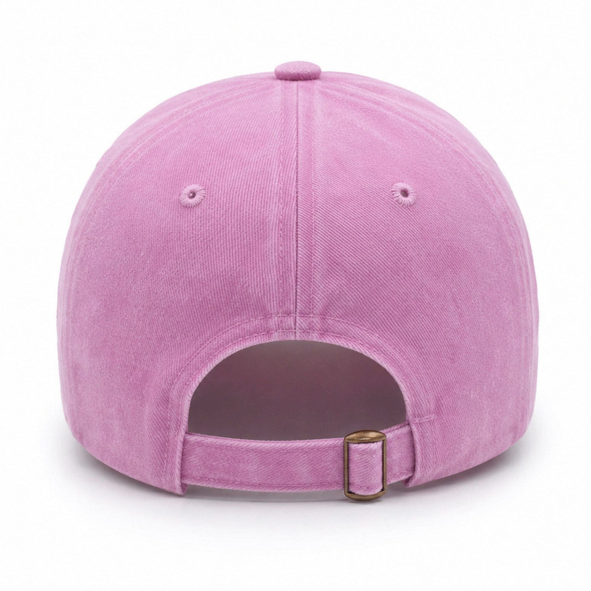 Washed Cotton Baseball Cap Cherry Bow Embroidered Adjustable Dad Hat