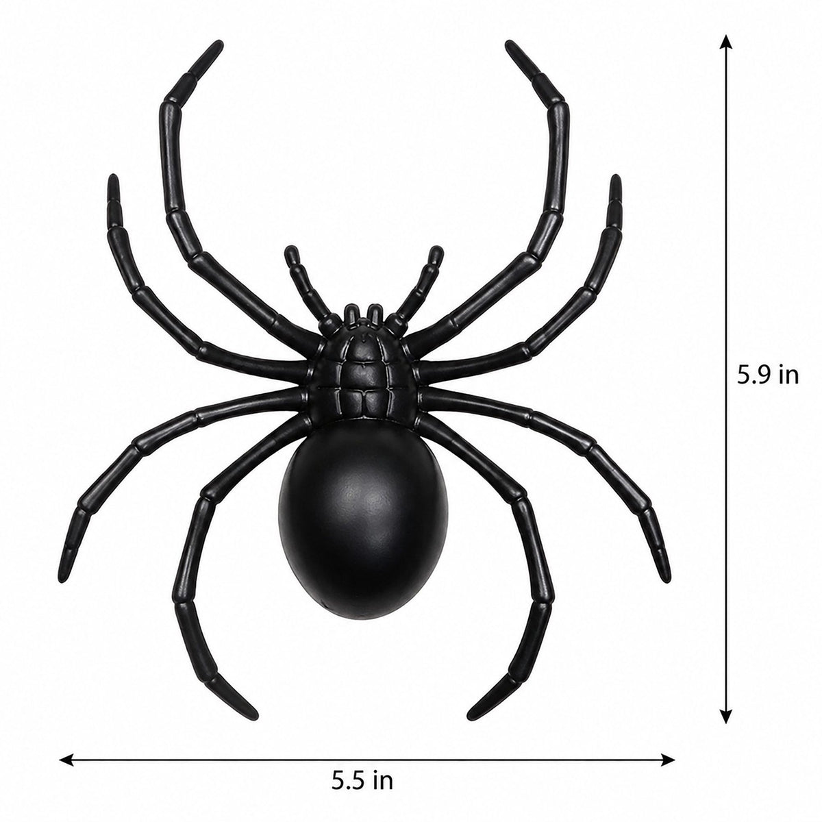 Halloween Black Spider Hair Clip Gothic Costume Accessory