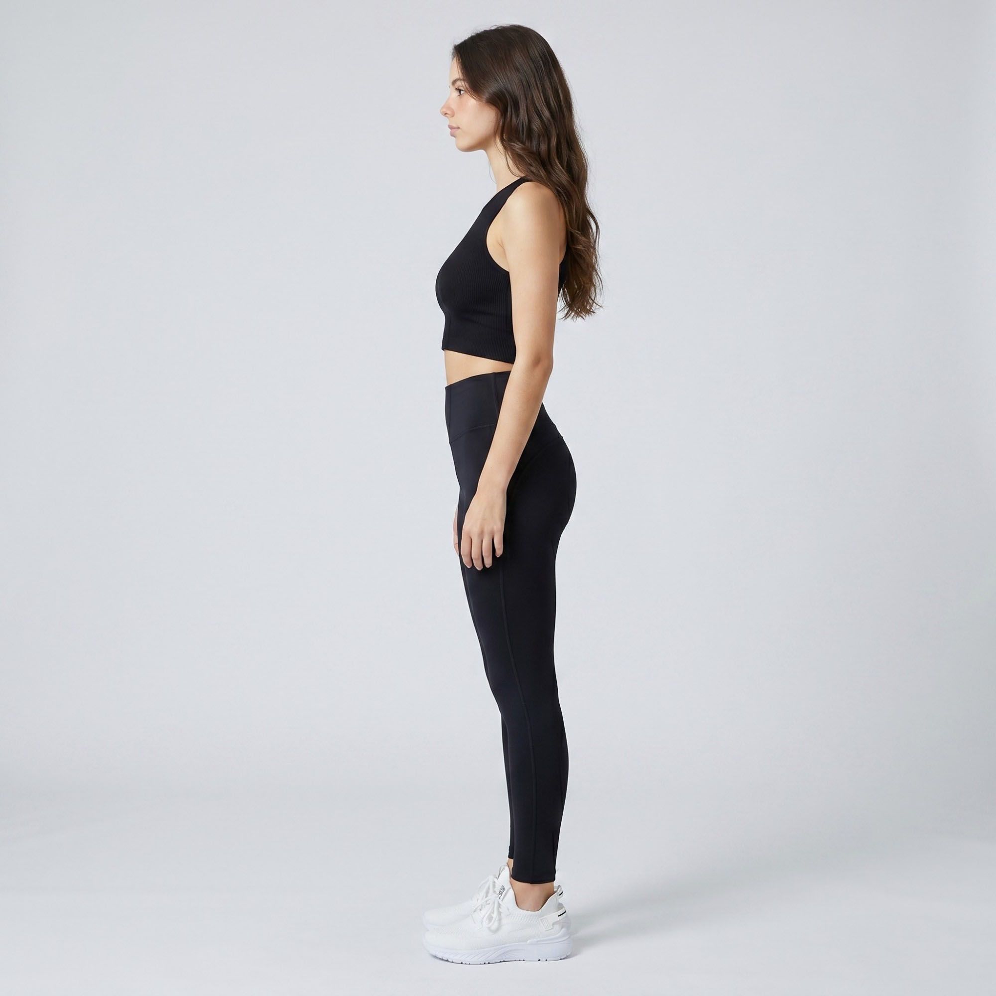 Anna-Kaci Women's High Waist Leggings with Back Contour Seam and Smooth Stretch Fit