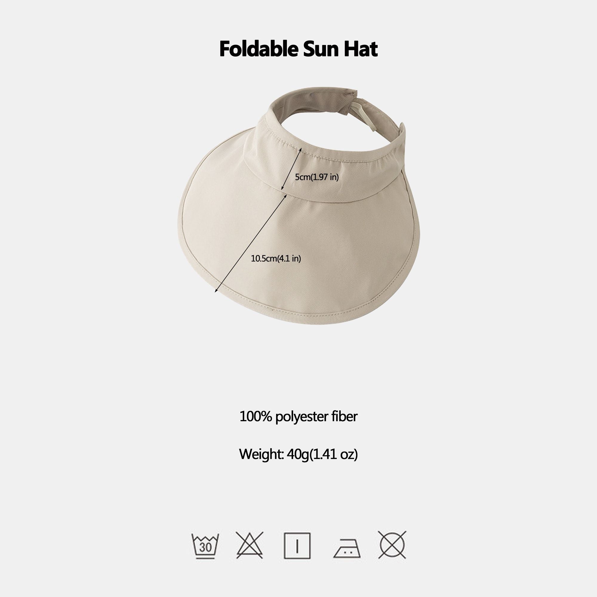 Anna-Kaci Foldable Wide - Brim Sun Visor Hat for UV Protection