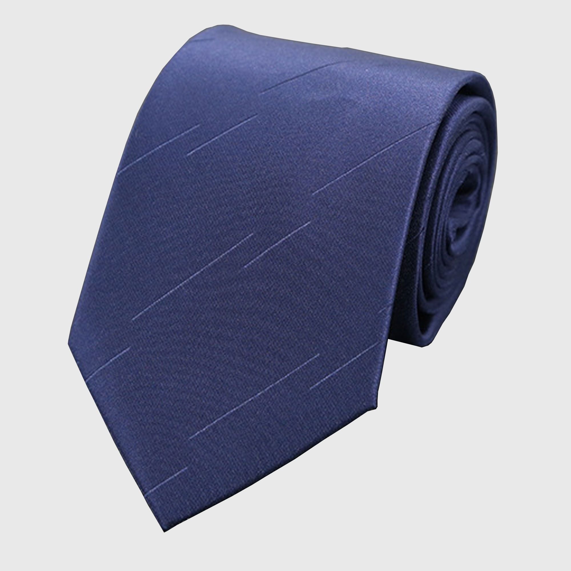 Anna-Kaci Men's Polyester Tie - Formal Necktie for Business, Weddings & Daily Professional Wear