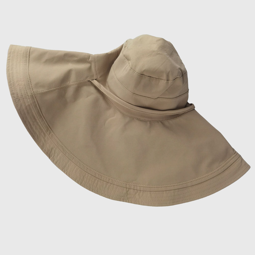 Anna-Kaci Women's Reversible Wide - Brim Sun Hat with Adjustable Chin Strap