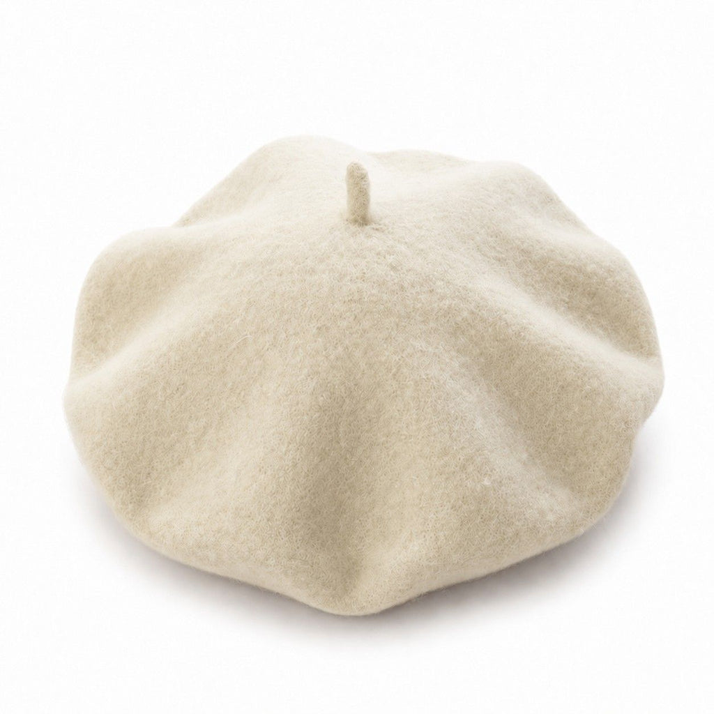Wool Beret Hat Classic French Painter Cap Soft Felt Everyday Style
