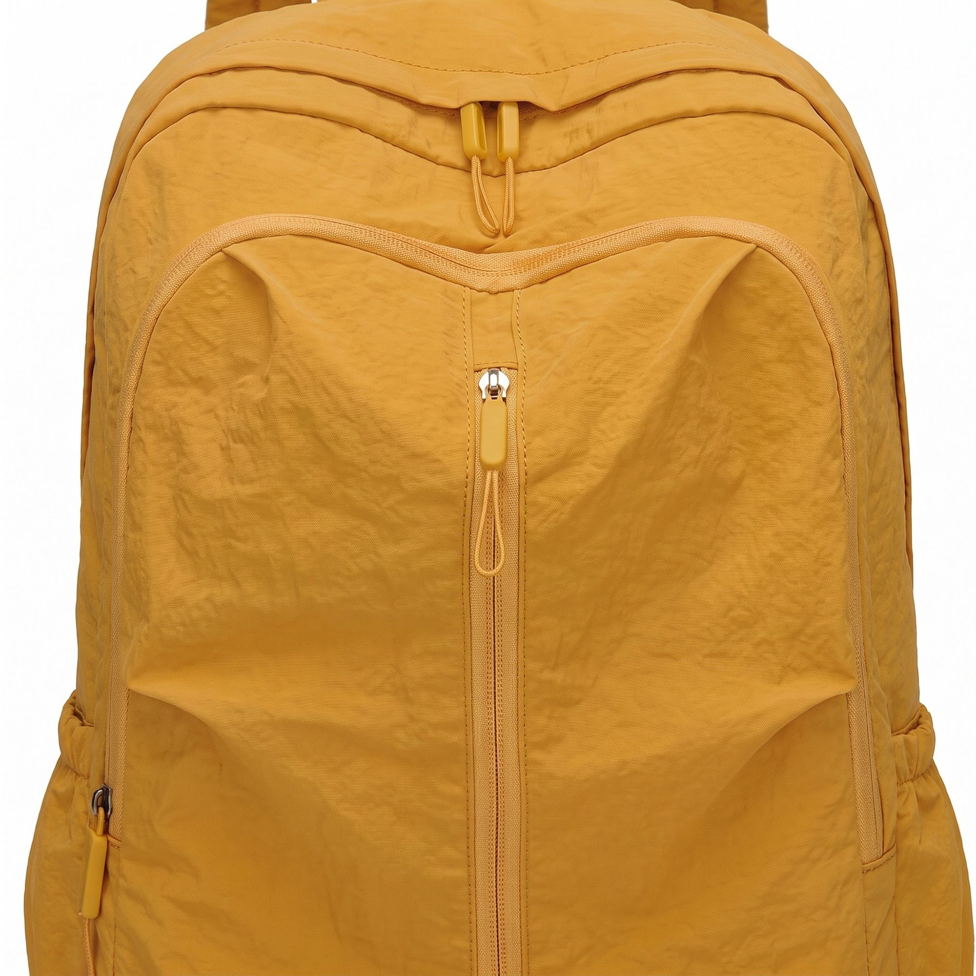 Lightweight Travel Backpack with Large Front Zip Compartment Side Pockets and Padded Shoulder Straps