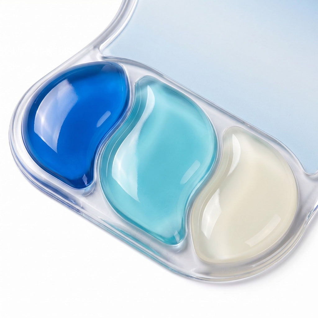 Ergonomic Gel Mouse Pad with Wrist Support Cooling Cushion Non Slip Desk Pad Smooth Surface