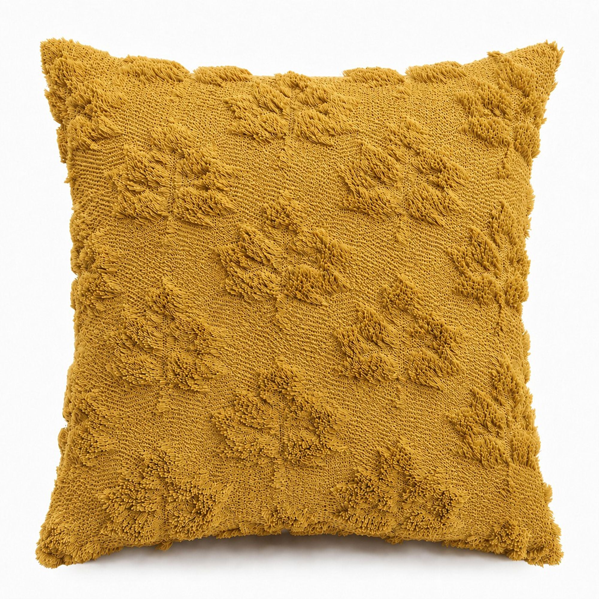 Funda de almohada decorativa con textura botánica para sofá, cama y silla