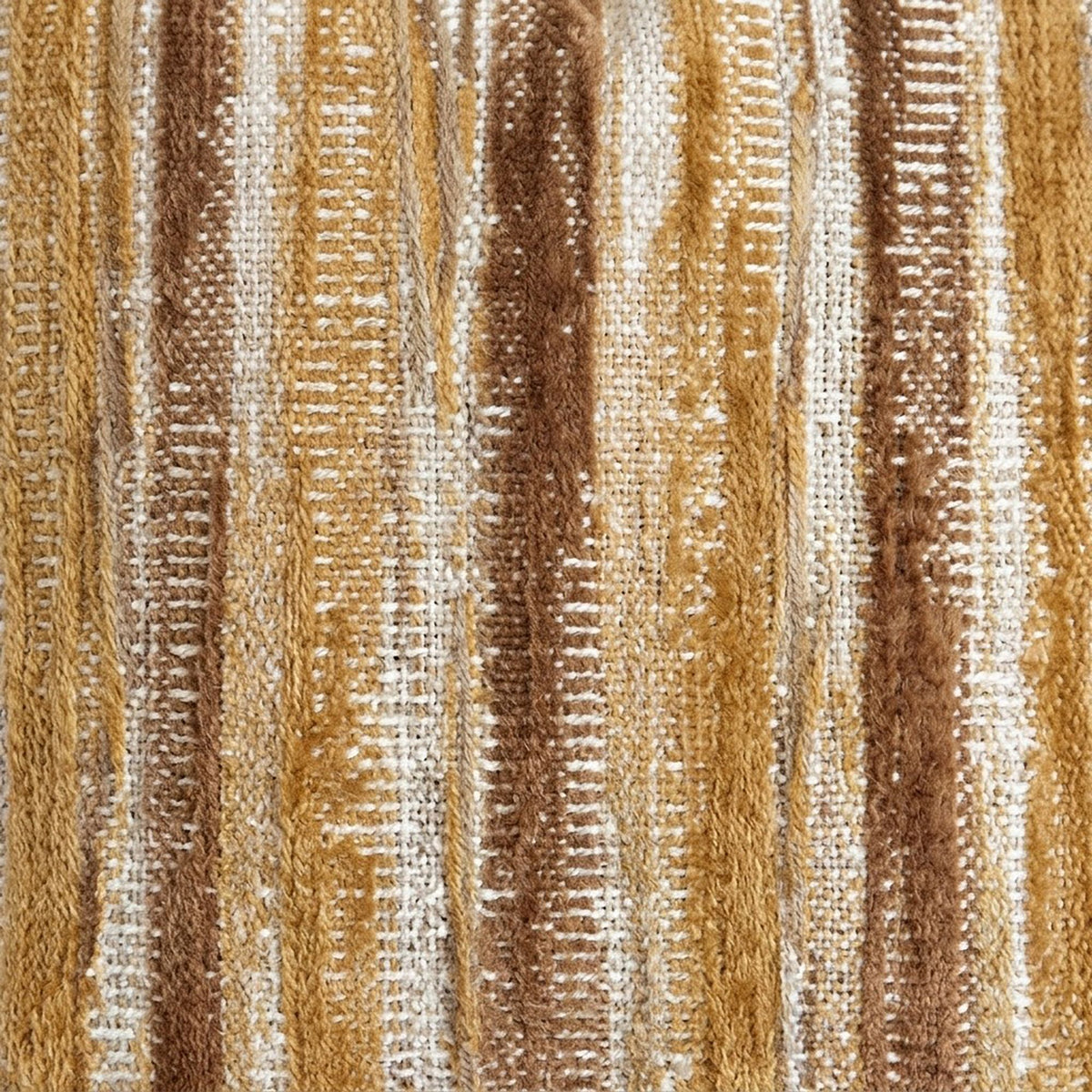Textured Woven Striped Square Decorative Throw Pillow Cover