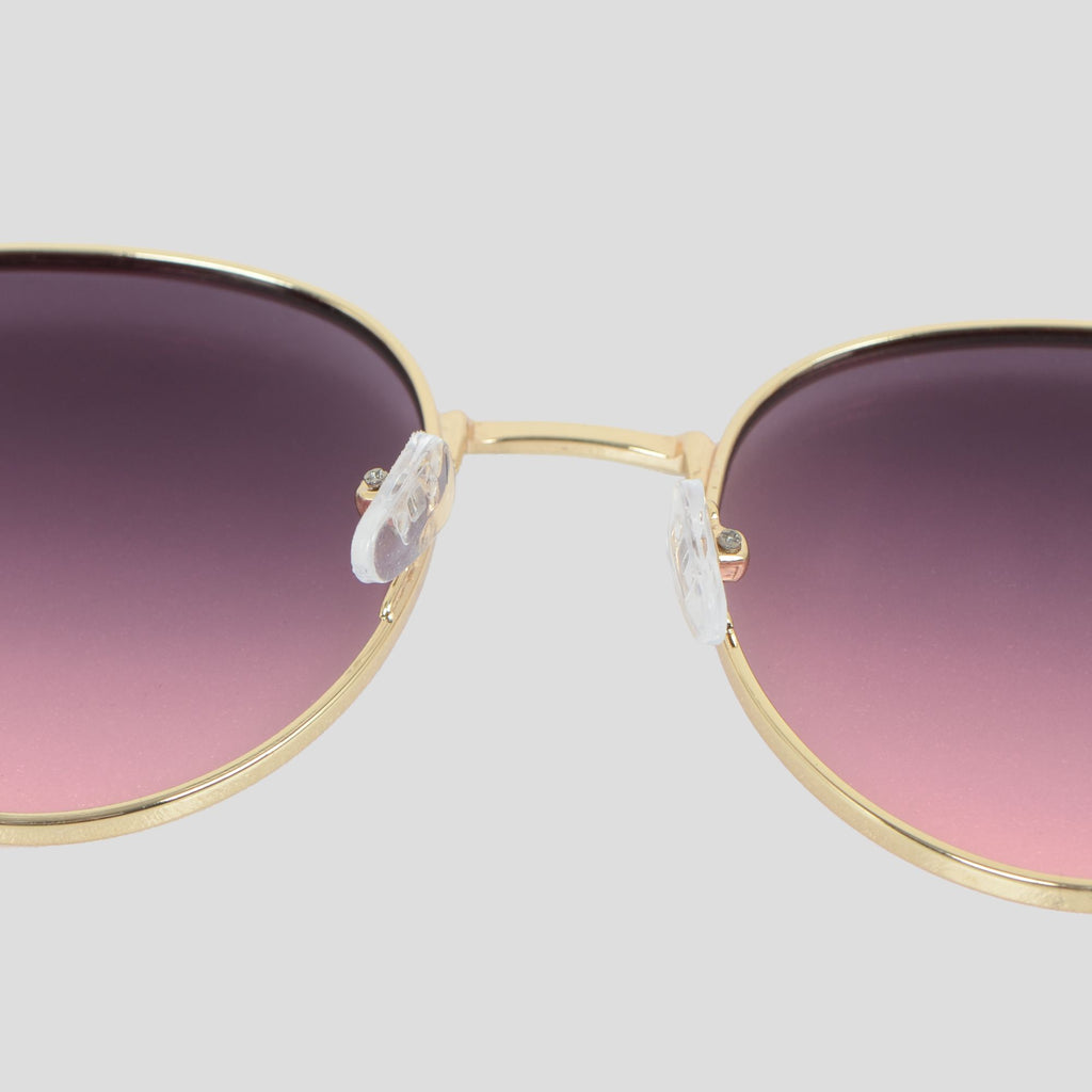 Anna-Kaci Elegant Gold - Rimmed Round Women's Polarized Sunglasses UV400 Protection