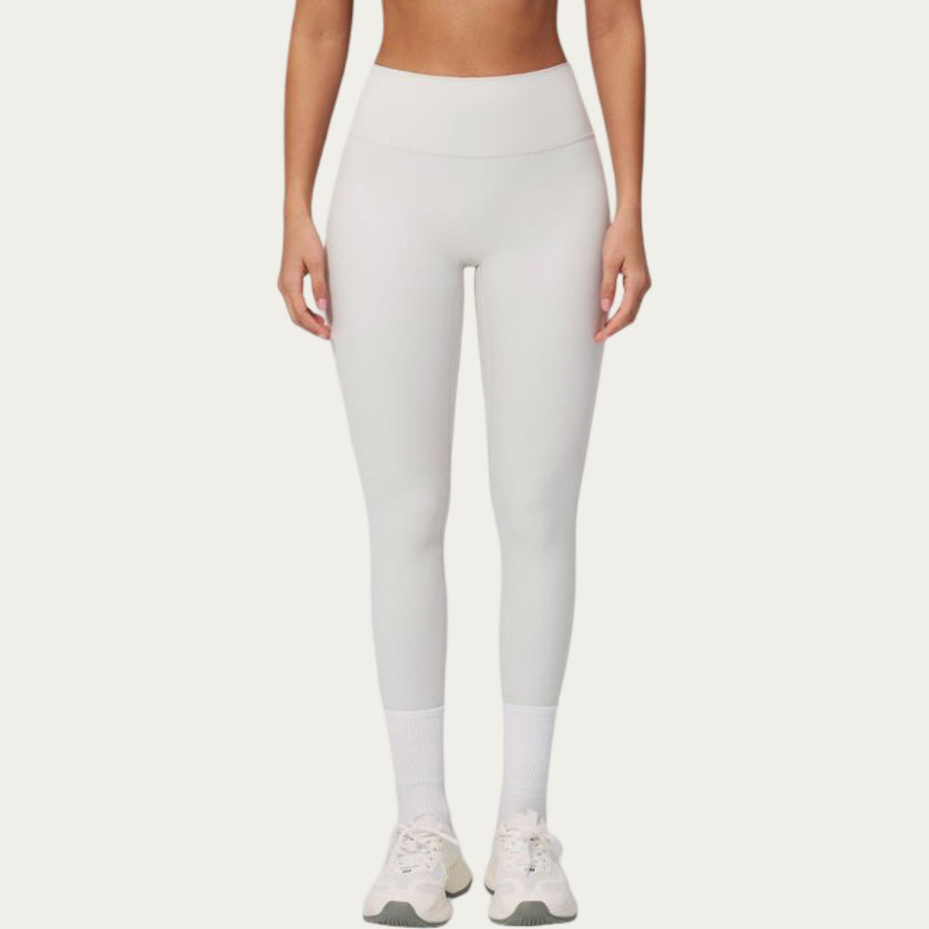 Anna-Kaci Active Women's High Waist Leggings with Smooth Stretch Fabric and Curved Seam Detail