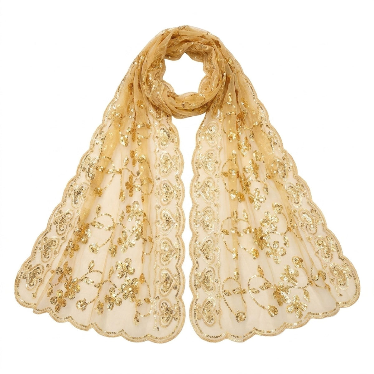 Mantón de lentejuelas, chal, envoltura de malla transparente para noche, 75*23.5 pulgadas