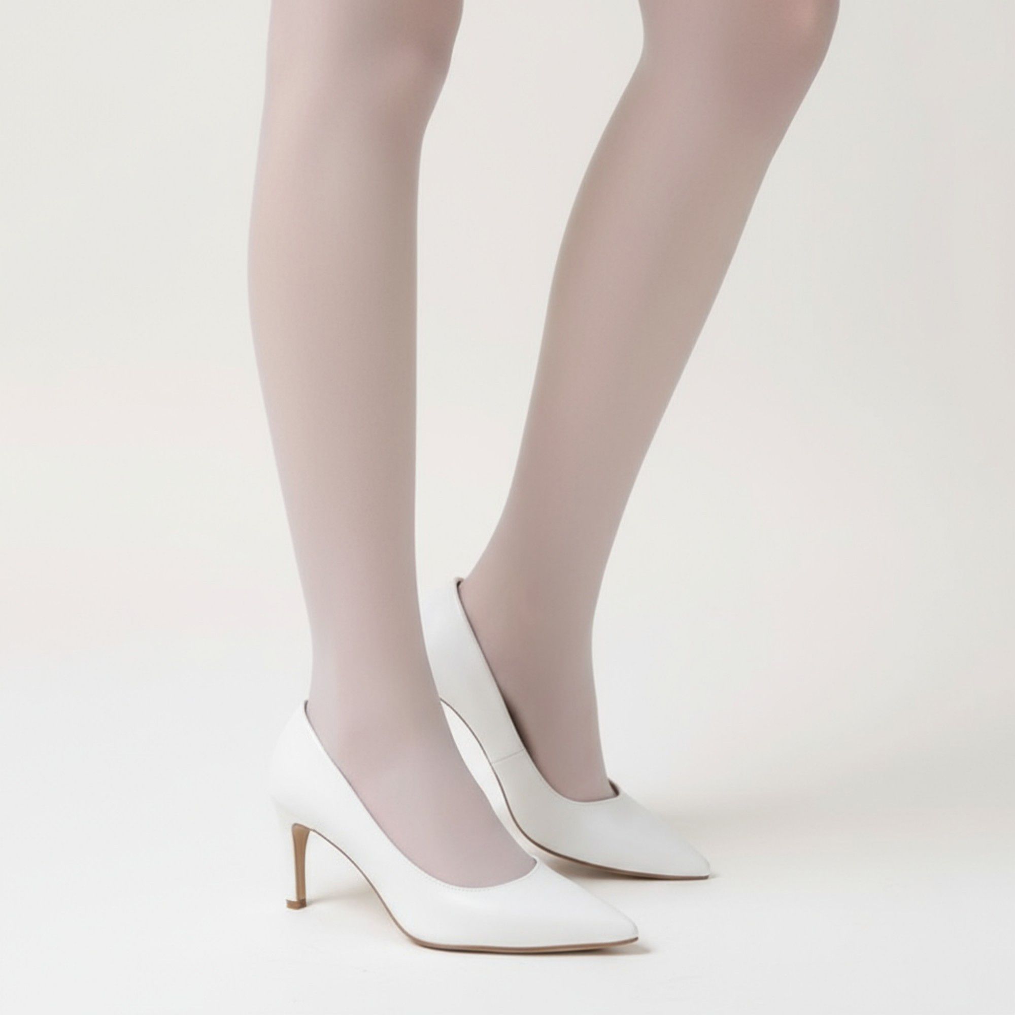 Anna-Kaci Women's Sheer Gradient Tights with Soft Blush Tone and Smooth Stretch Fit