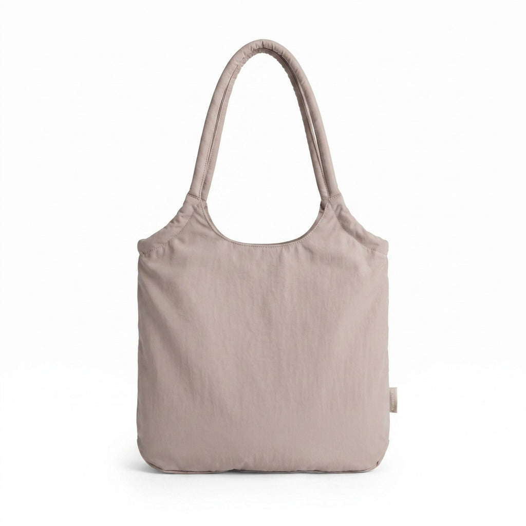 Soft Lightweight Shoulder Tote Bag with Double Rope Shoulder Straps and Roomy Open-Top Design 16.1x13x3.5in
