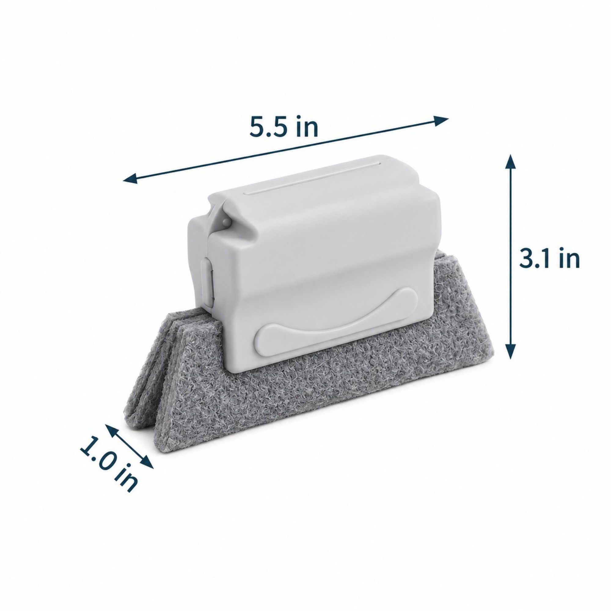 10-Piece Handheld Microfiber Cleaning Pad Tool for Window Tracks, Sinks and Kitchen Surfaces