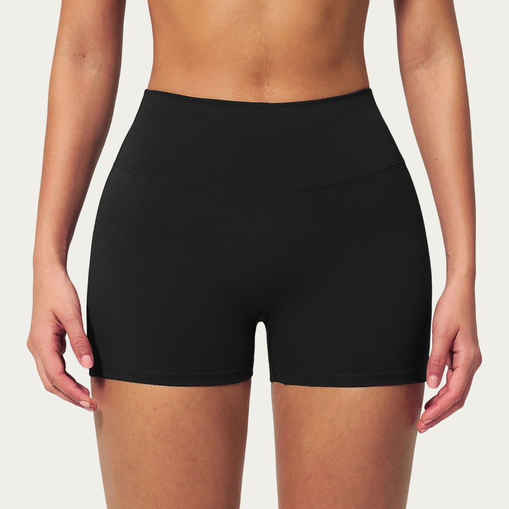 Anna-Kaci Active Women's High Waist Mini Biker Shorts with Smooth Stretch Fabric and Supportive Fit