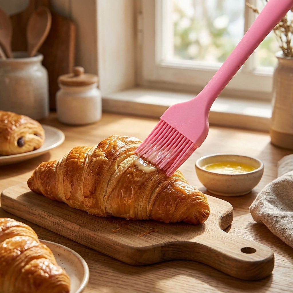 3-Piece Silicone Basting Brush Set, Flexible and Durable Kitchen Tools for Cooking and Baking