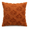 Textured Tufted Botanical Throw Pillow Cover for Couch Bed and Chair