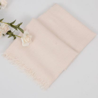 Anna-Kaci Lightweight Solid Cotton Linen Scarf Large Long Gauze Beach Wrap Shawl 78 Inches