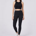 Anna-Kaci Women's High Waist Leggings with V Waist Seam and Smooth Stretch Fit