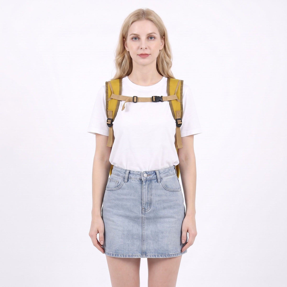 Lightweight Backpack with Multiple Zip Pockets and Side Pockets