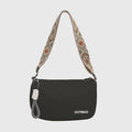 Anna-Kaci Women's Soft Crossbody Bag - Adjustable Patterned Strap Shoulder Bag for Casual Daily & Stylish Outings