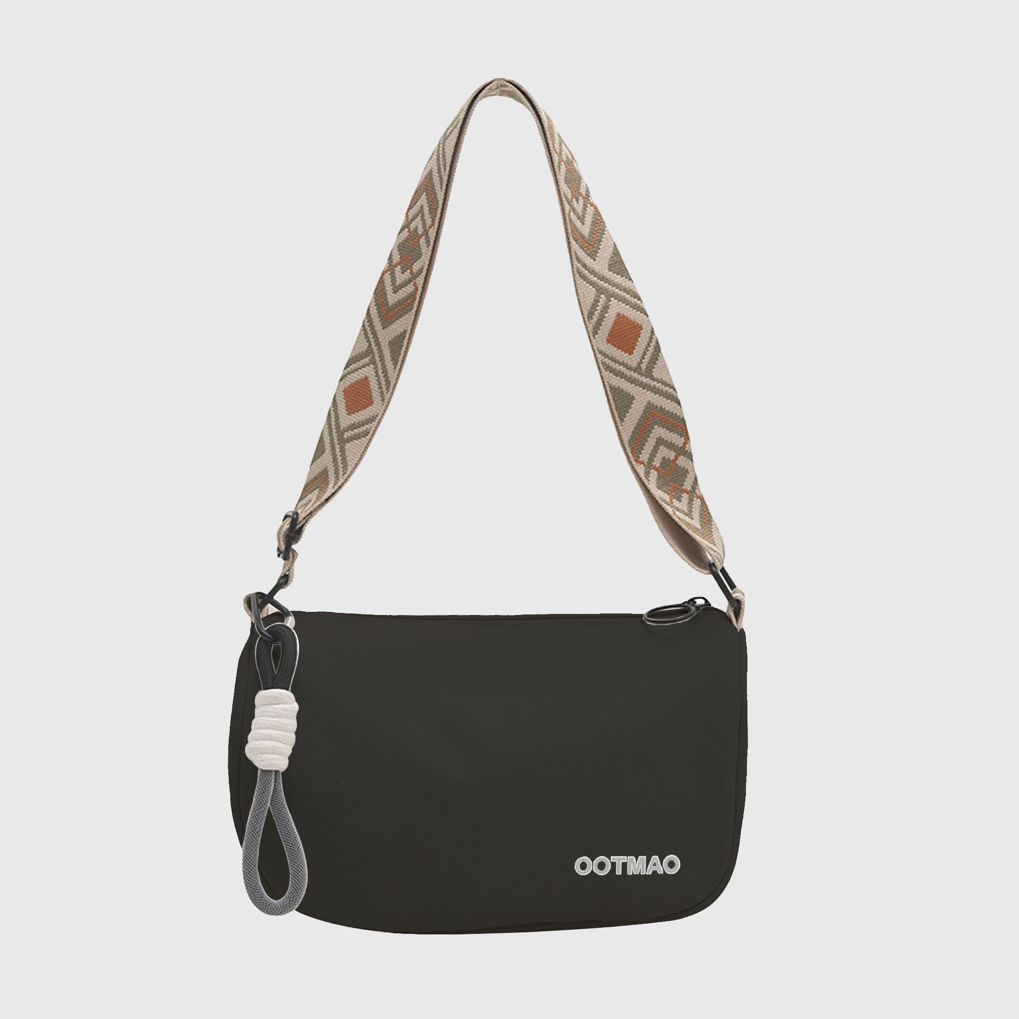 Anna-Kaci Women's Soft Crossbody Bag - Adjustable Patterned Strap Shoulder Bag for Casual Daily & Stylish Outings