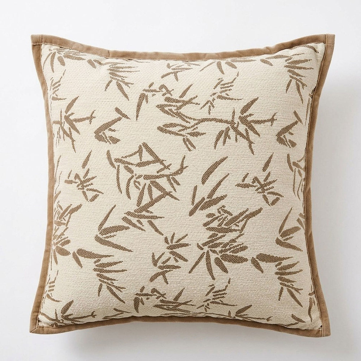 Boho Neutral Textured Accent Throw Pillow Cover