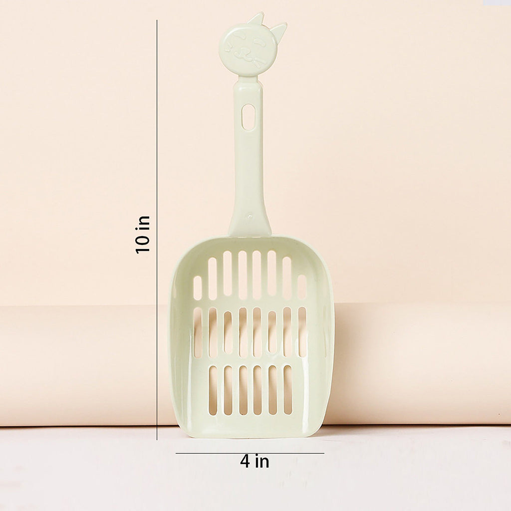 Cute Cat Litter Scoop - High-Capacity Sifter Shovel with Comfortable Handle