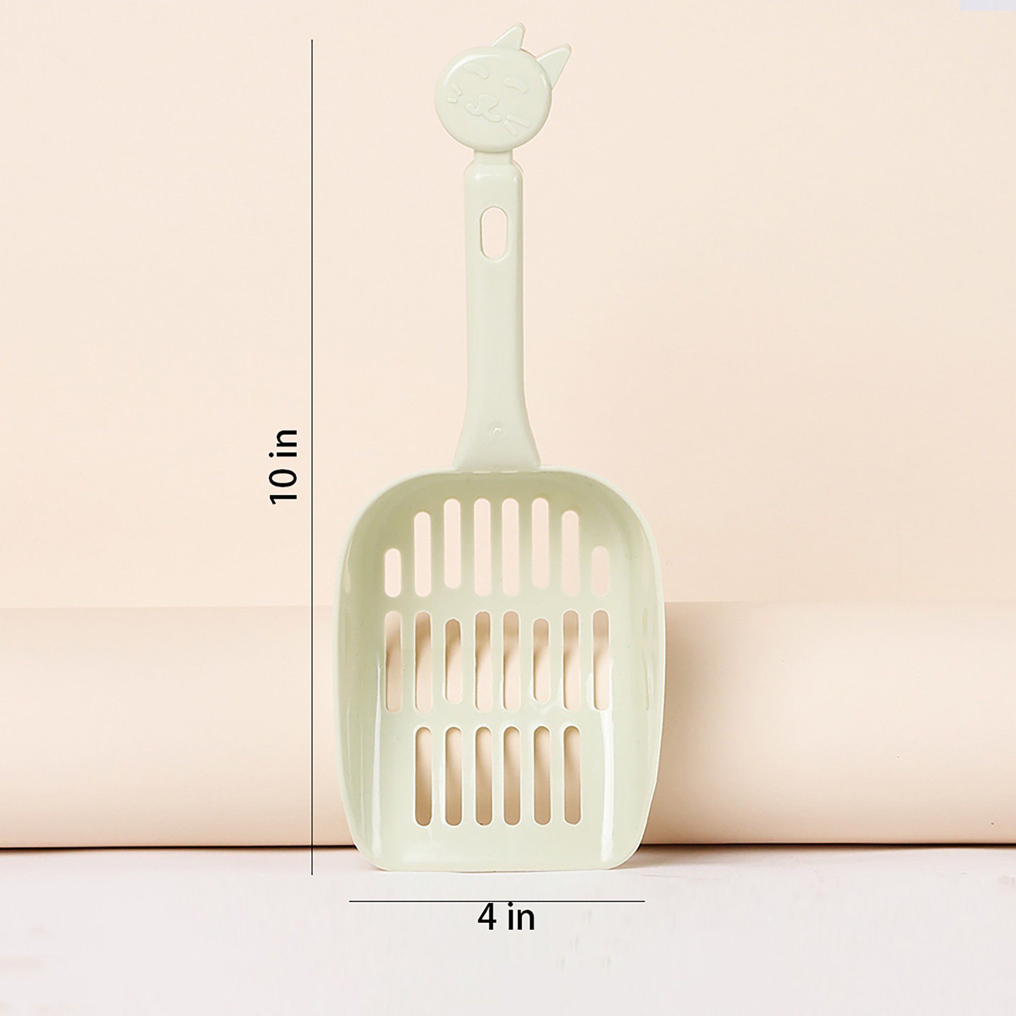 Cute Cat Litter Scoop - High-Capacity Sifter Shovel with Comfortable Handle