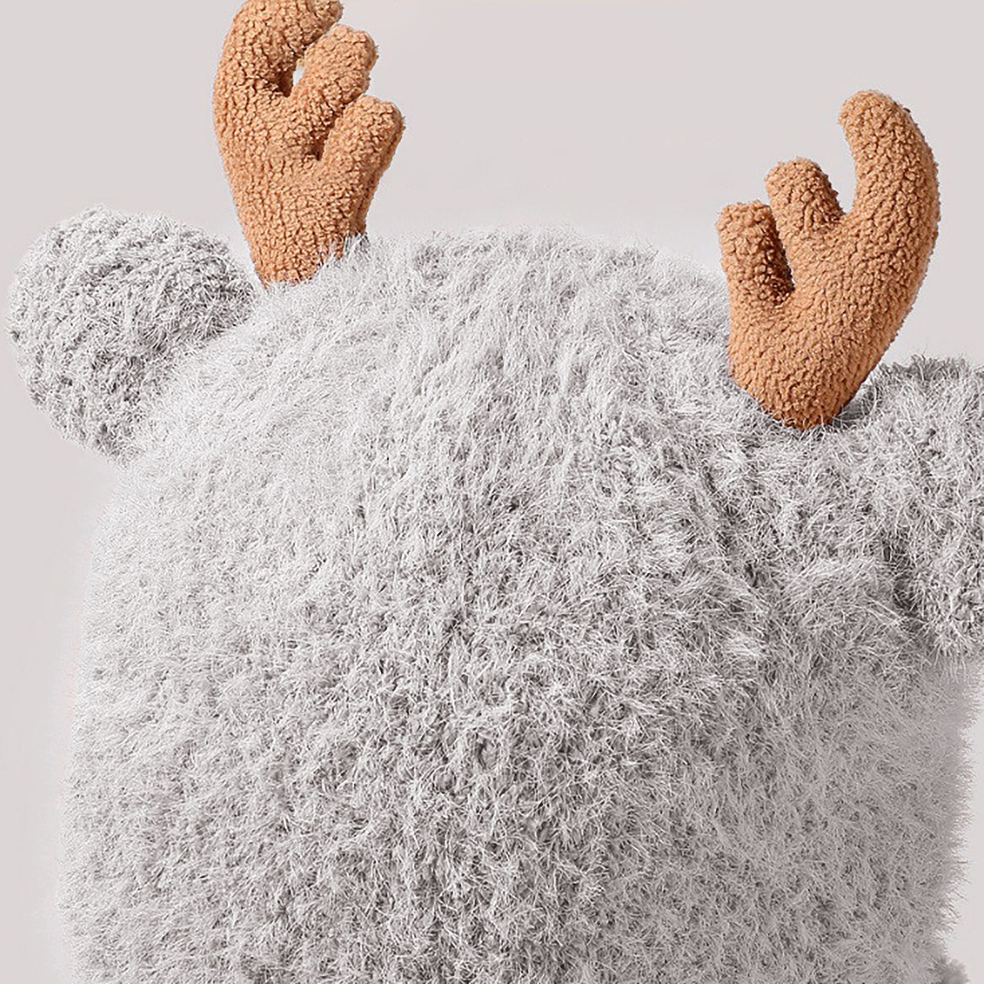 Anna-Kaci Women's Reindeer Antler Fleece Hat - Cute & Warm Winter Accessory