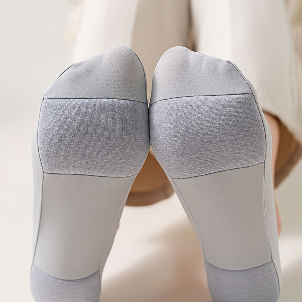 Anna-Kaci Women's Non-slip No Show Socks Soft Solid Bottom for Casual 6Pk